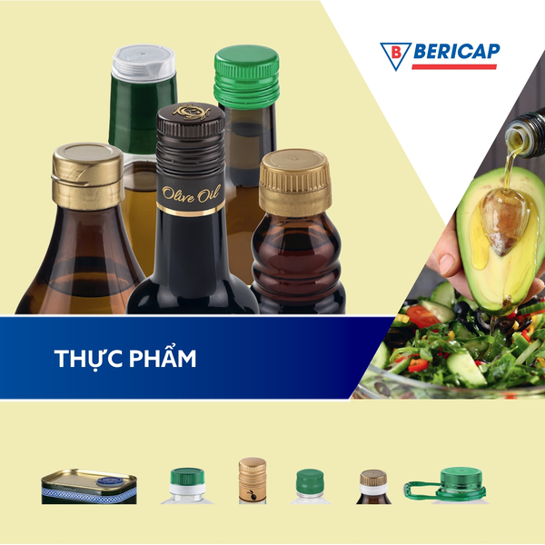 Nắp chai thực phẩm